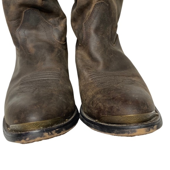 Double H Leather Slouch Cowboy Boots. Size 11 - Picture 7 of 14